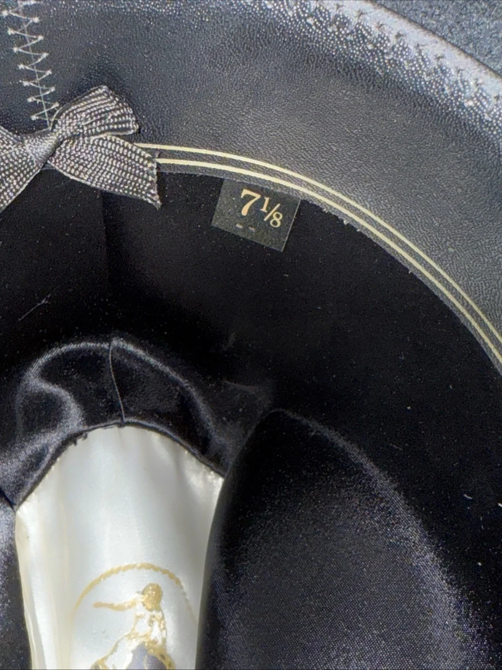 Resistol Dalton 4X Beaver Black Cowboy  Long Oval Hat Size 7 1/8